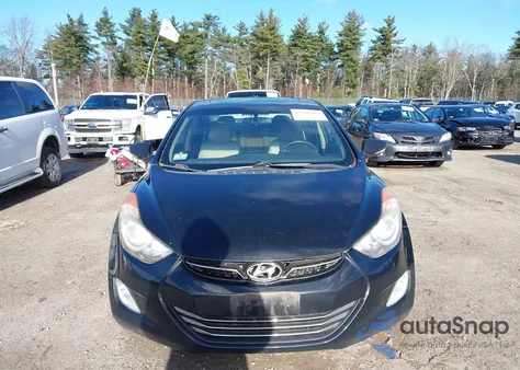 2011 Hyundai Elantra Limited из США, поврежденный, VIN 5NPDH4AEXBH013601
